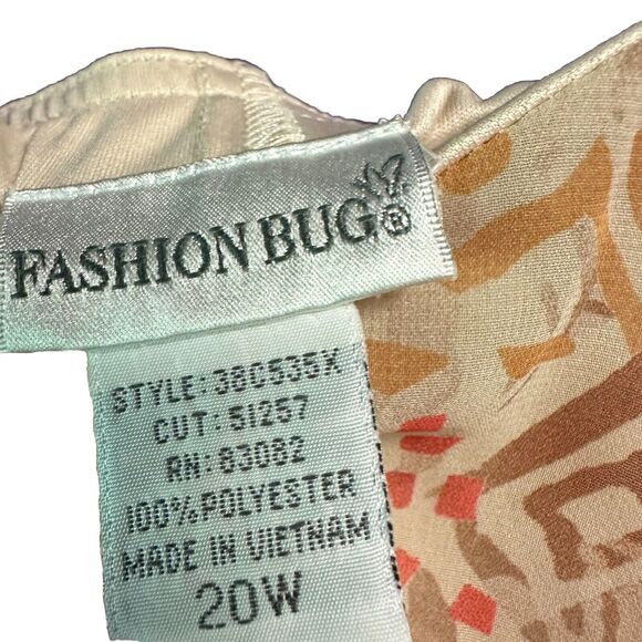 Vintage Fashion Bug Bias‎ Cut Skirt Plus Sized 20w Paneled Chiffon Skirt - Picture 3 of 4